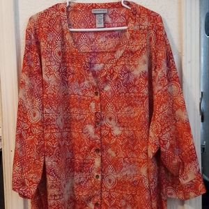 Catherine's Plus Size 3X Blouse